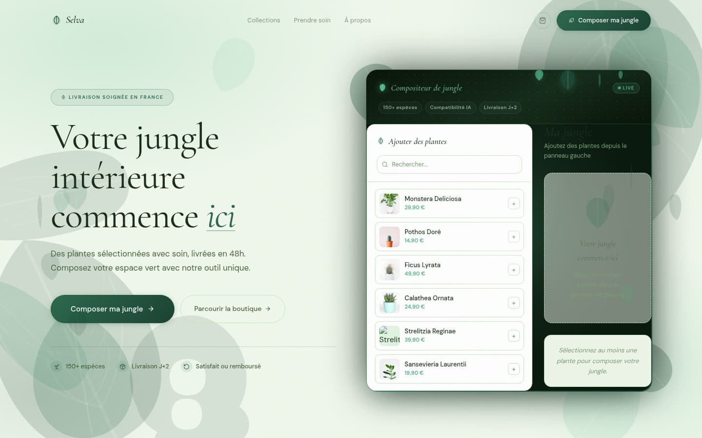 Selva — Plantes Rares